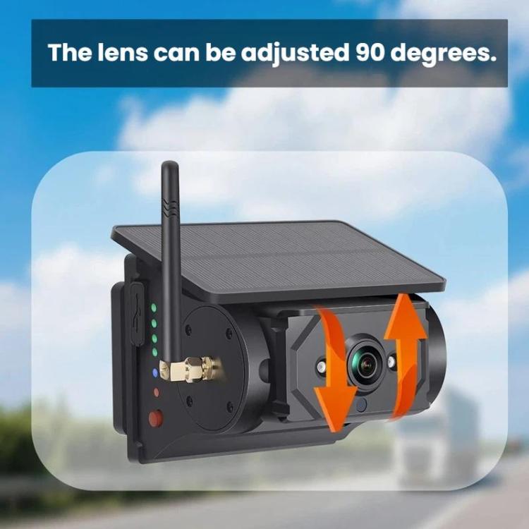 Wireless WIFI Magnetic Solar-powered Car Recorder Reversing HD Camera, F25