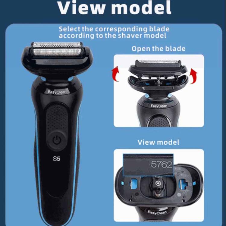 Replacement Blade For Braun Series 5 & 7 Shavers 52-A1000S, 50-B4200CS, 70-7027CS, 70-B7200CC, 53B, 73S
