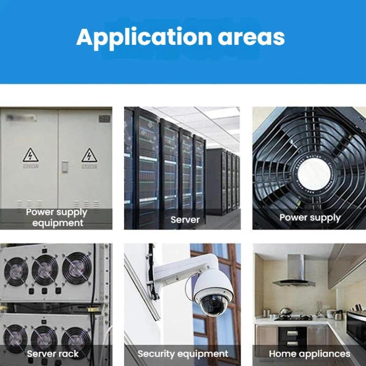 KunPeng DC12025SL12cm Oil-Impregnated Bearing DC Fan Freezer Cooling Fan, 12V, 24V