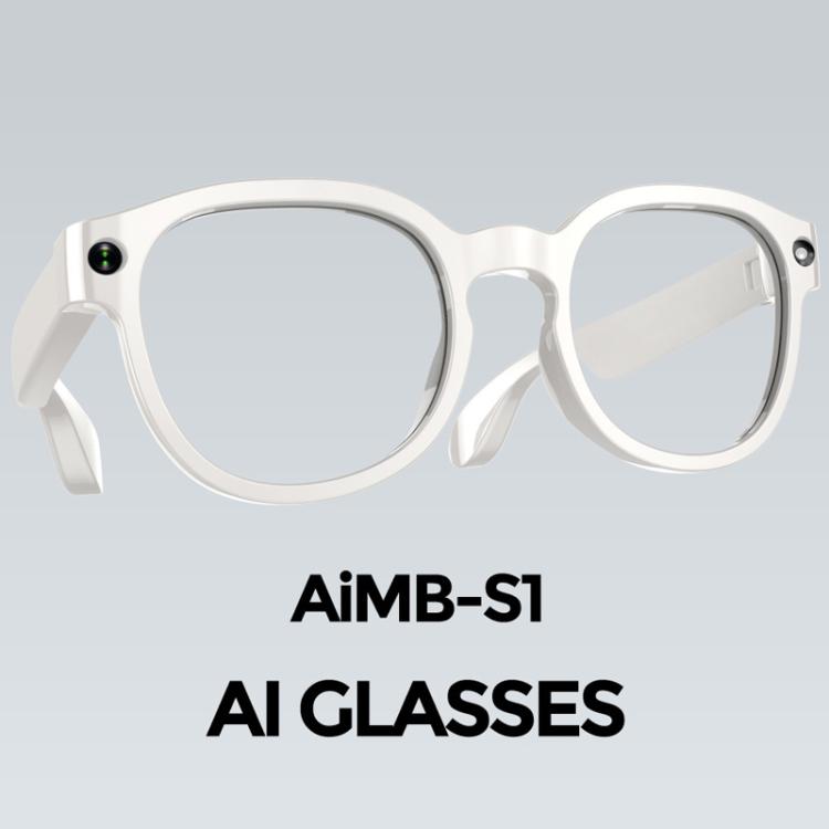 AIMB-S1 Smart Glasses with 2MP Camera, 1080P Video & AI Translation
