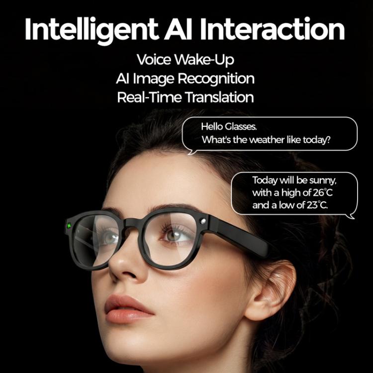 AIMB-S1 Smart Glasses with 2MP Camera, 1080P Video & AI Translation