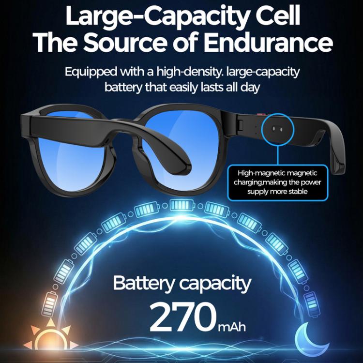 AIMB-S1 Smart Glasses with 2MP Camera, 1080P Video & AI Translation