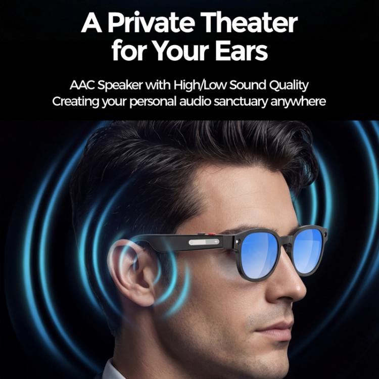 AIMB-S1 Smart Glasses with 2MP Camera, 1080P Video & AI Translation