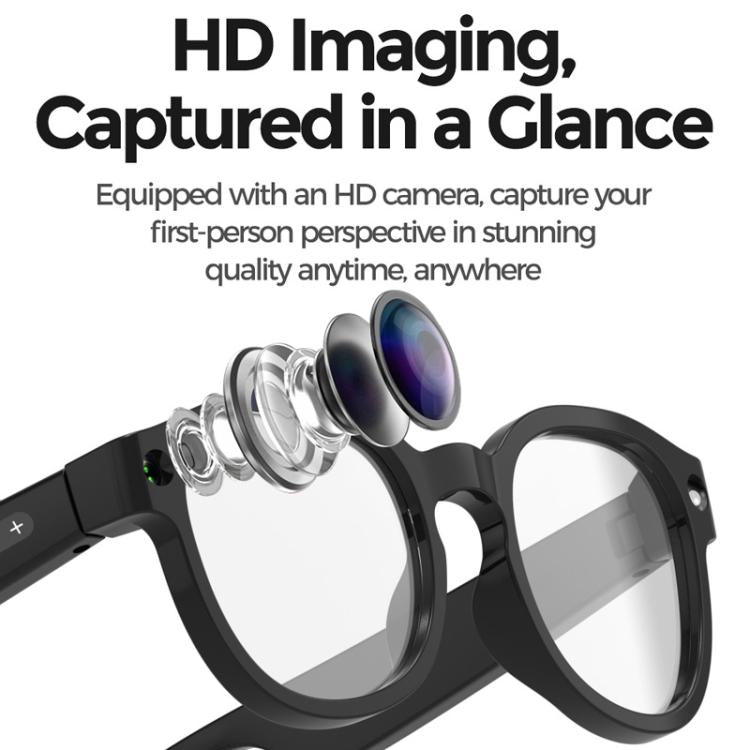 AIMB-S1 Smart Glasses with 2MP Camera, 1080P Video & AI Translation
