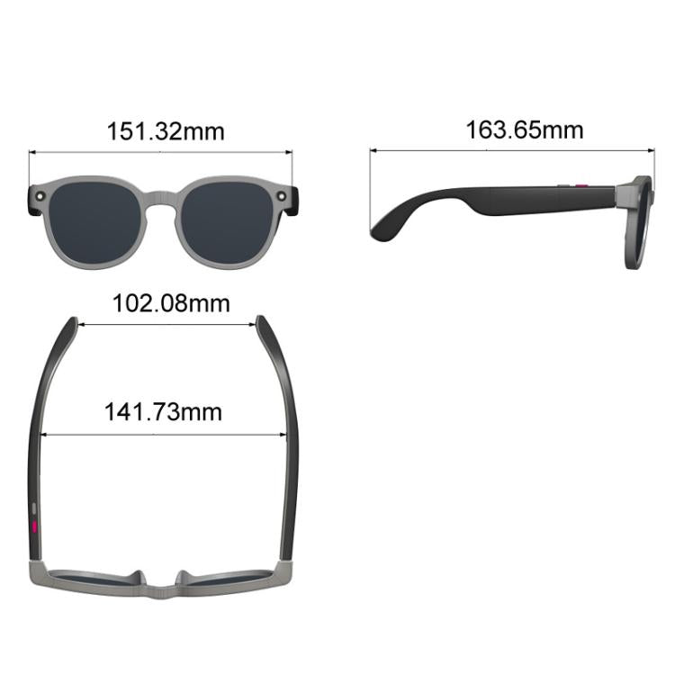 AIMB-S1 Smart Glasses with 2MP Camera, 1080P Video & AI Translation