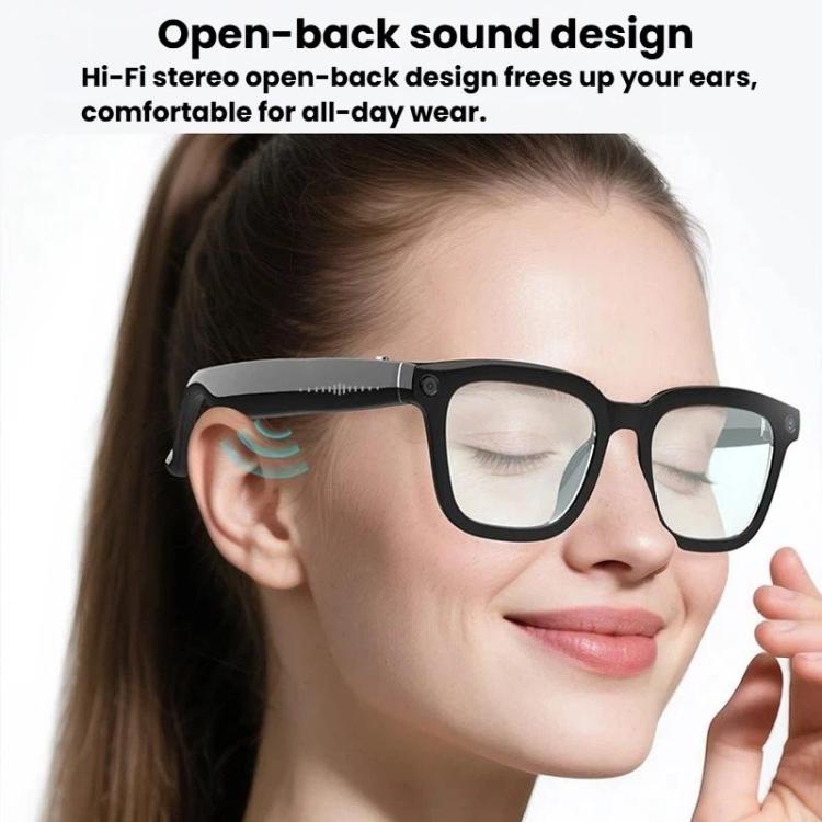 V03-T6 Smart Glasses with 8MP Camera, Wi-Fi Video & AI Translation
