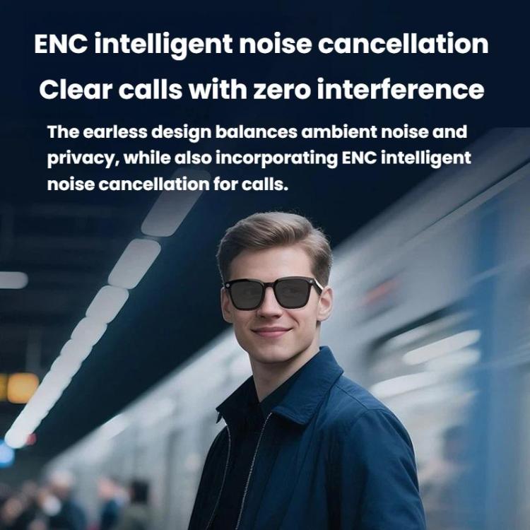 V03-T6 Smart Glasses with 8MP Camera, Wi-Fi Video & AI Translation