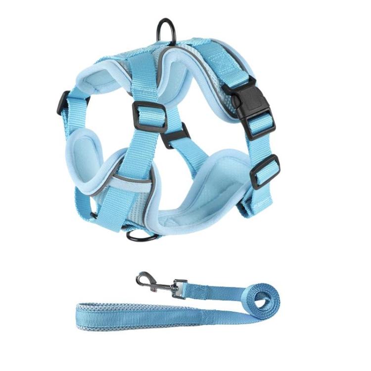 Reflective Pet Harness & Leash Set Escape-Proof Breathable Dog Vest Harness, S, M, L, XL