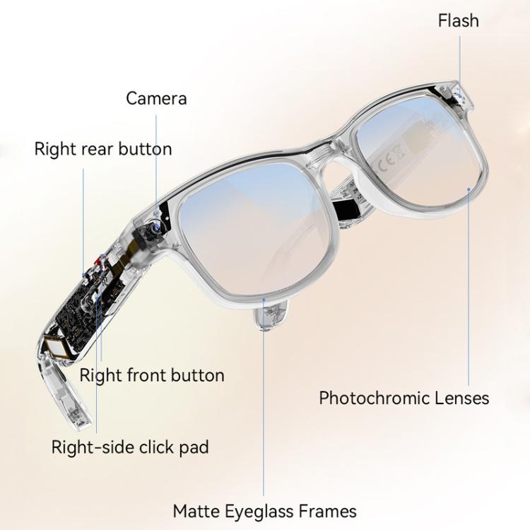 AIMB-G2 Smart AI Glasses with 8MP Camera, AI Translation & Human Recognition