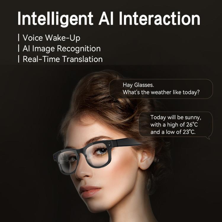 AIMB-G2 Smart AI Glasses with 8MP Camera, AI Translation & Human Recognition