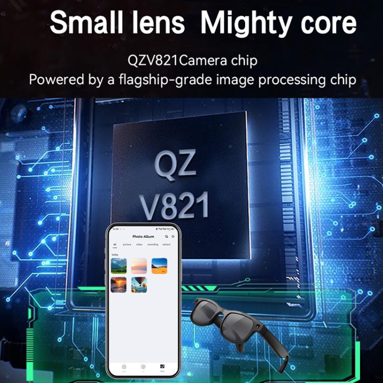 AIMB-G2 Smart AI Glasses with 8MP Camera, AI Translation & Human Recognition