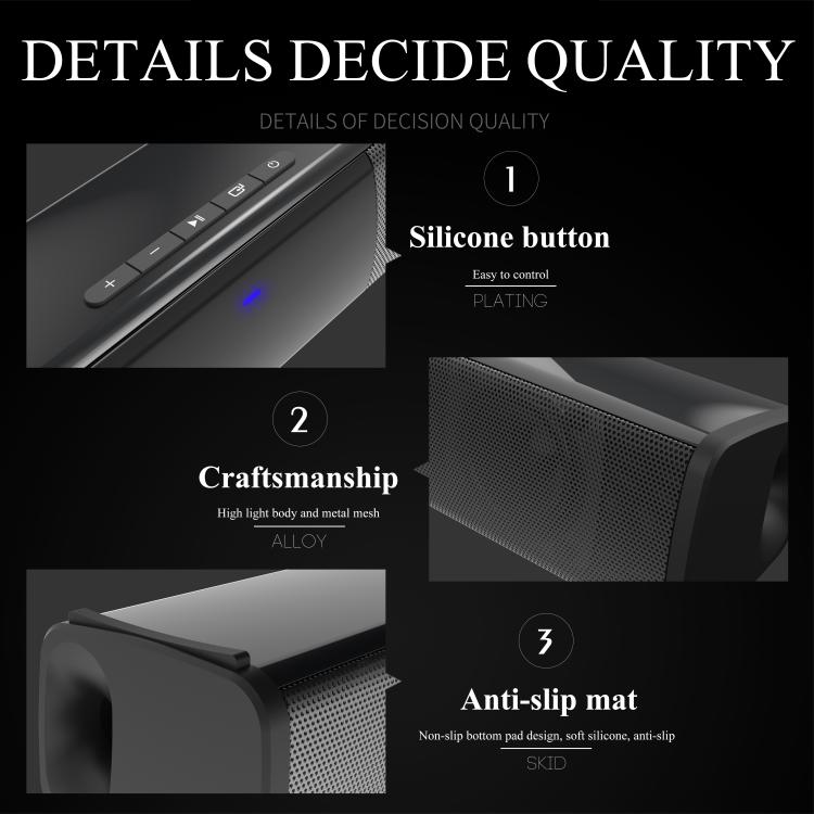 Computer Surround Dual-speaker Subwoofer Bluetooth Speaker, BS-28A