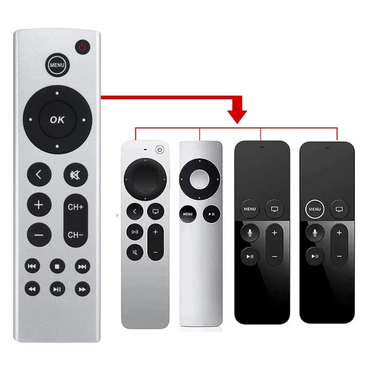Remote Control For All Apple TV Models Compatible With Apple TV 4K/HD/Gen 2/3/4/5/6/7 Replacement Remote, For All Apple TV Models