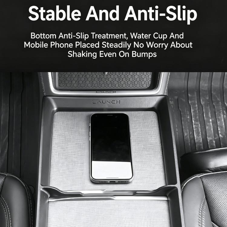 For Tesla Model Y / 3 / YL Center Console Storage Box Panel Frame