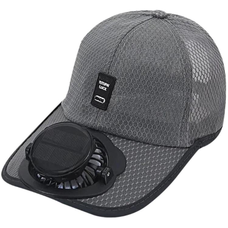 Solar Fan Hat with 3-Speed Adjustable Cooling Rechargeable Sun Cap Mesh Breathable Baseball Visor