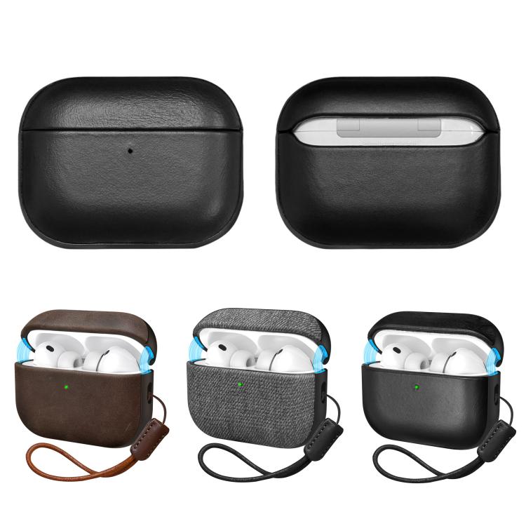 DELIDIGI DD14 Magnetic Vintage Cover With Lanyard Bar, For AirPods Pro 3