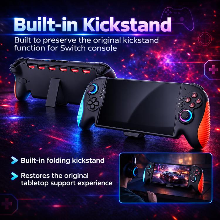 STK-7067B For Nintendo Switch 2 Plug & Play Controller With 9-Axis Gyro, Hall Effect Joystick & Card Storage