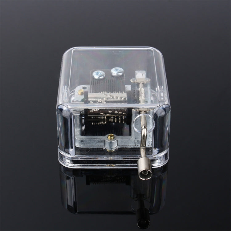 Music Box DIY Craft Vintage Musical Gold Hand Music Boxes