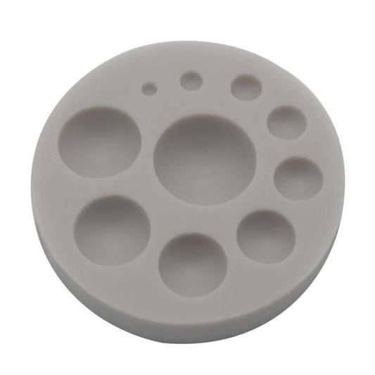 Round Silicone Fondant Cake Mold DIY Baking Decoration Chocolate Tool, Round Silicone(Grey), Round Silicone(Pink)