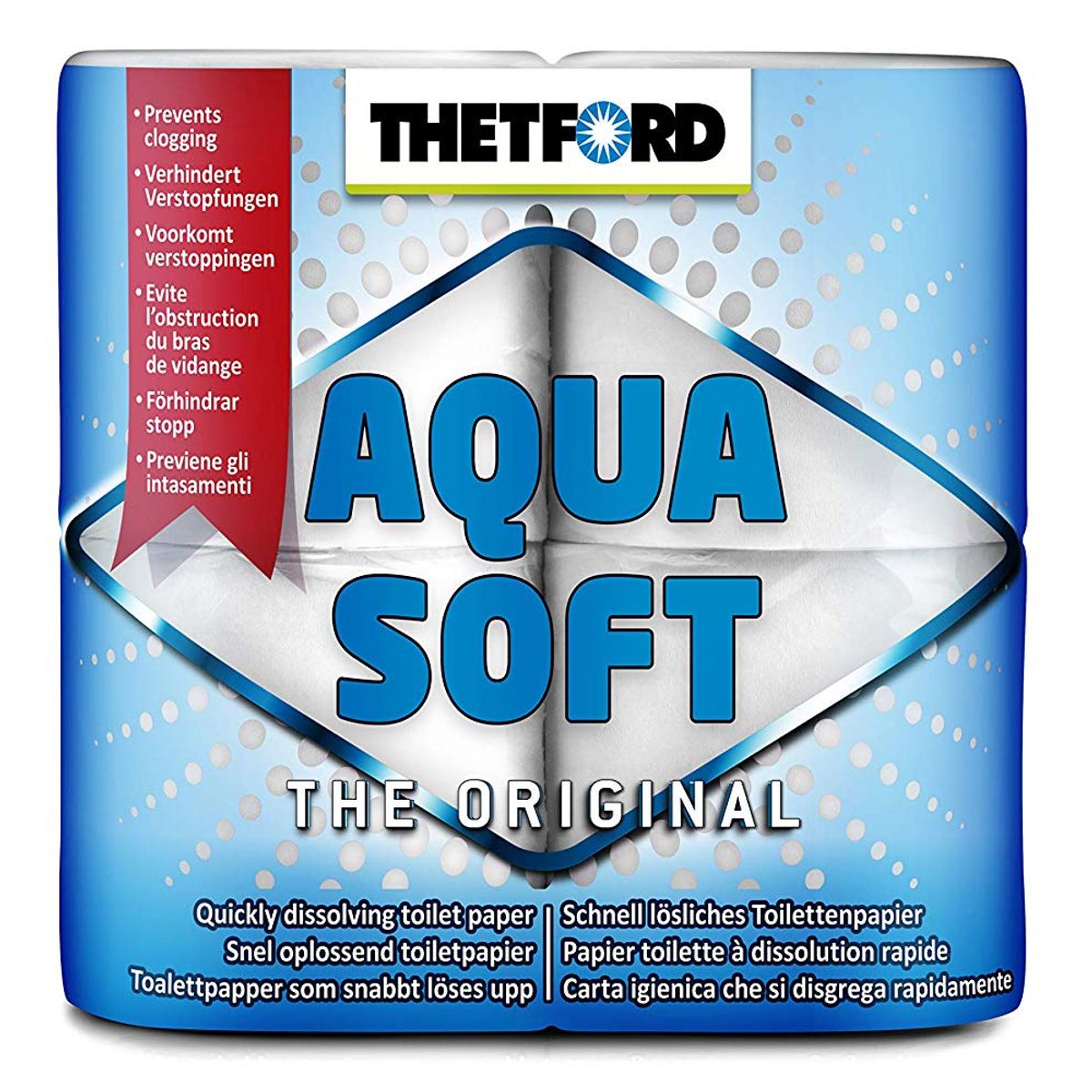 Thetford Aqua Soft Toilet Tissue (4 Pack) TC-029