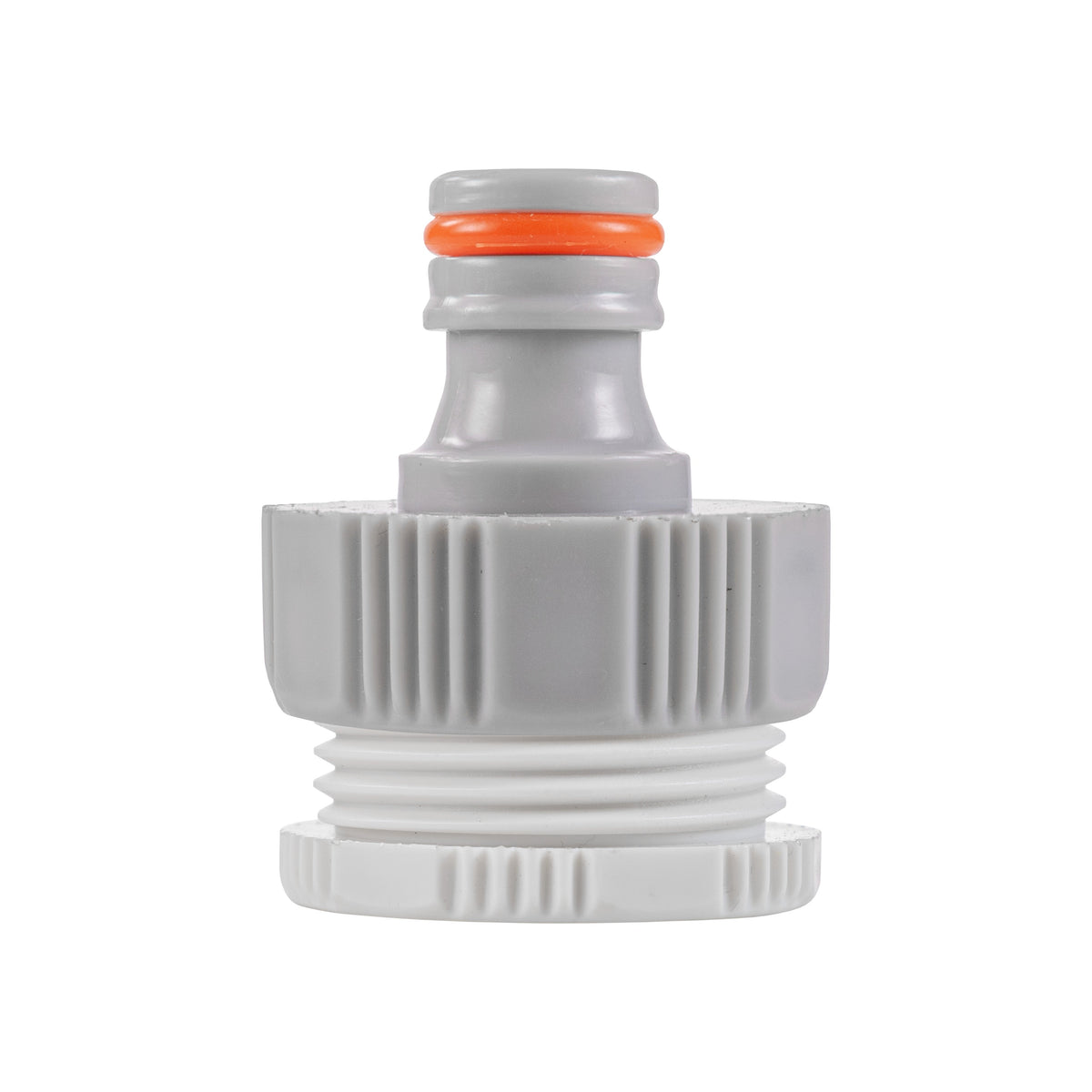Female Tap Connector 1" or 3/4" BSP Female, Gray/White