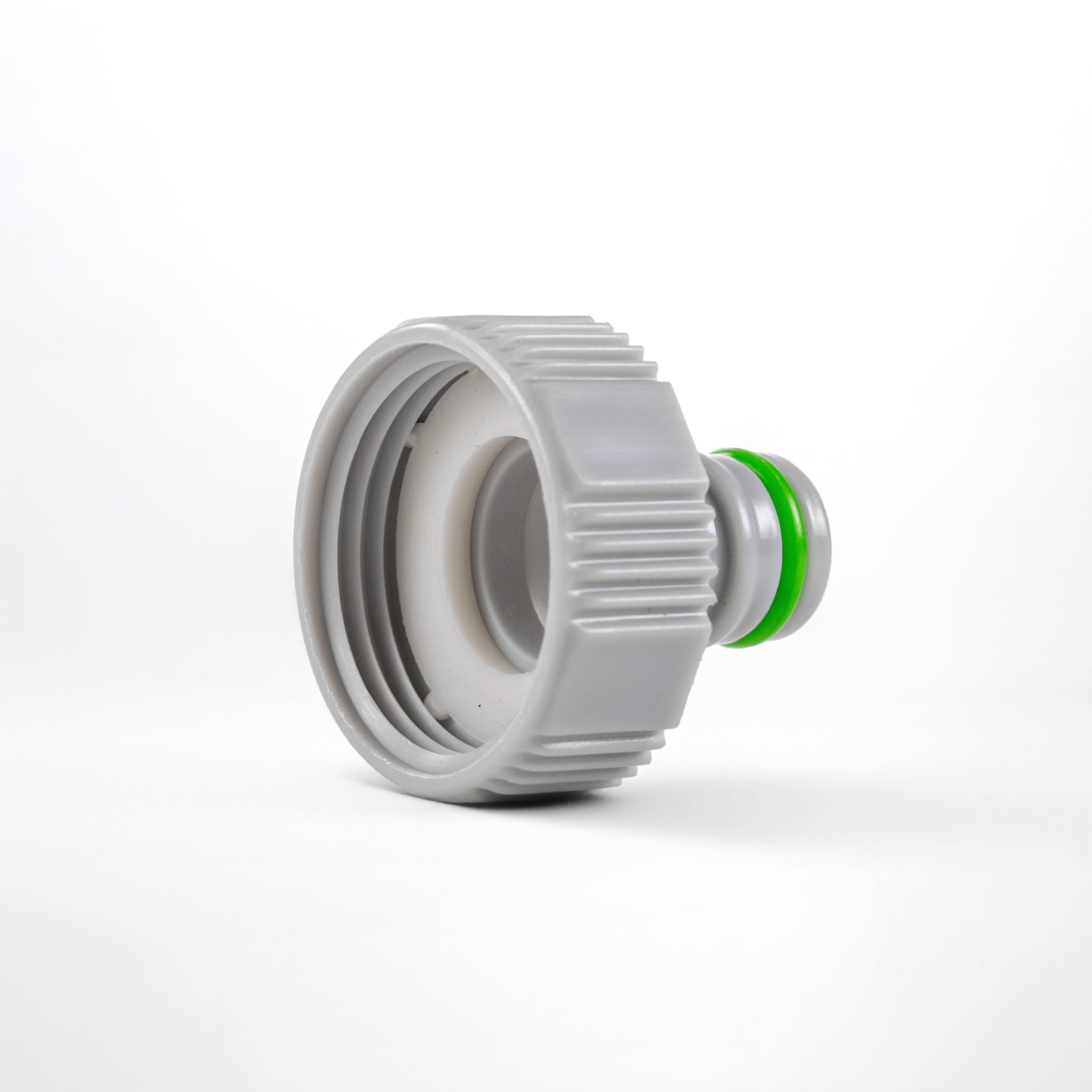 Female Tap Connector 1in or 3/4in BSP Female, Green Gray for Hose Connector Set