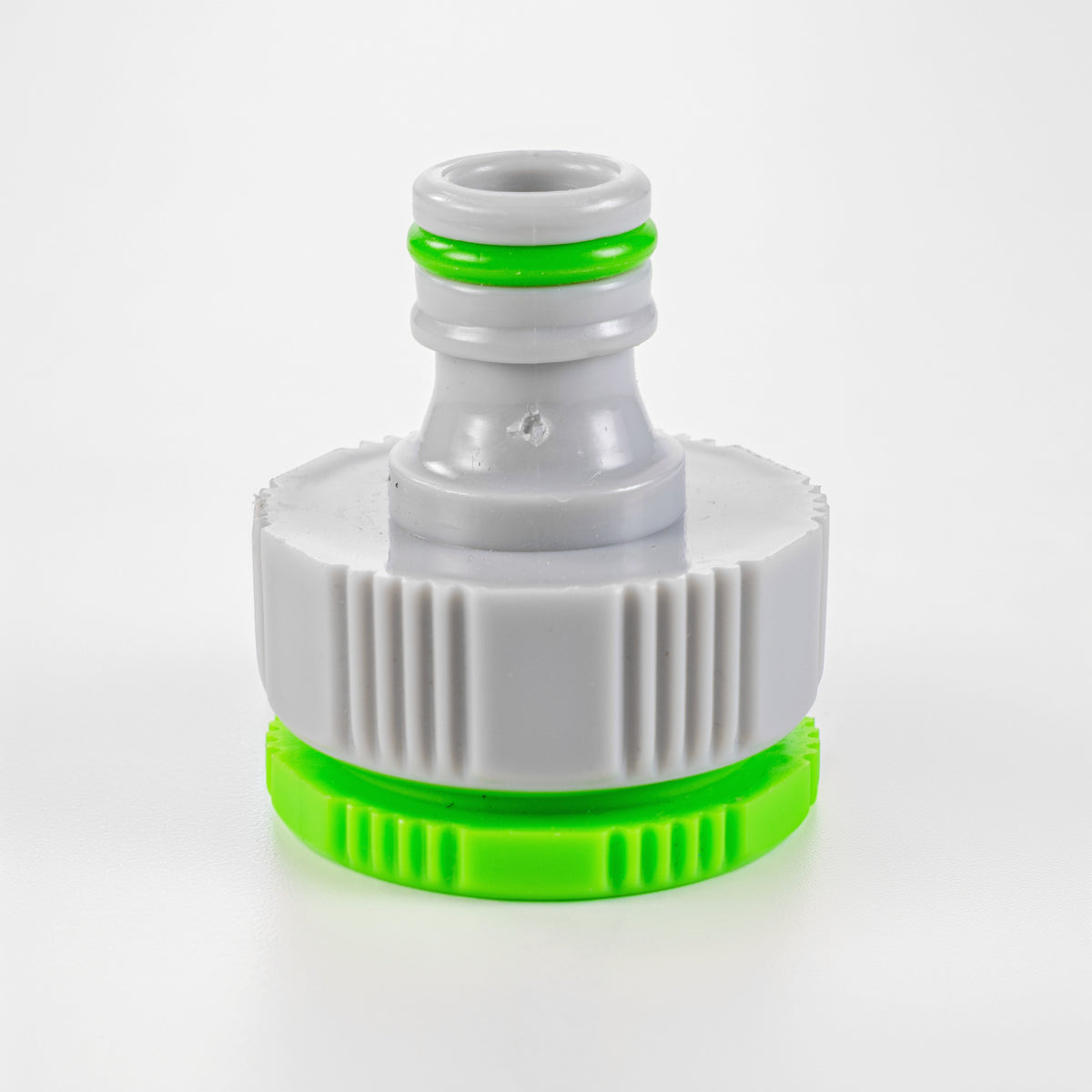 Female Tap Connector 3/4" or 1/2" BSP Female, Green/Gray