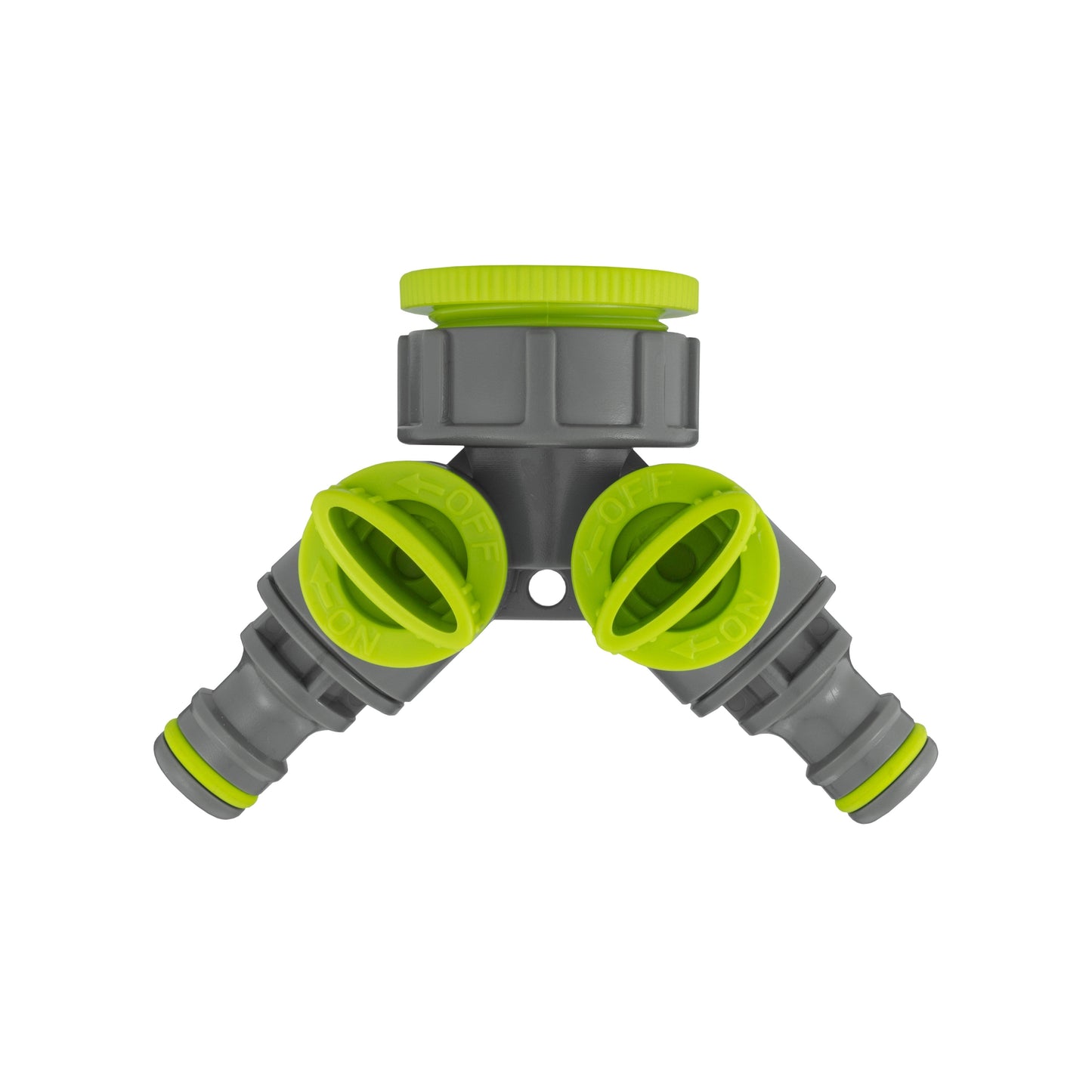 IBC 2 S60X6 Cap with Two Way Valved Splitter and Hose Connector Water Connector