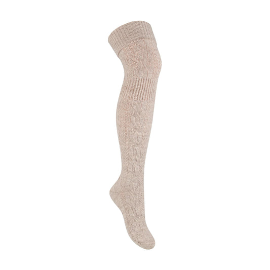 1 Pack Ladies Over The Knee Wool Socks (2 Sizes)