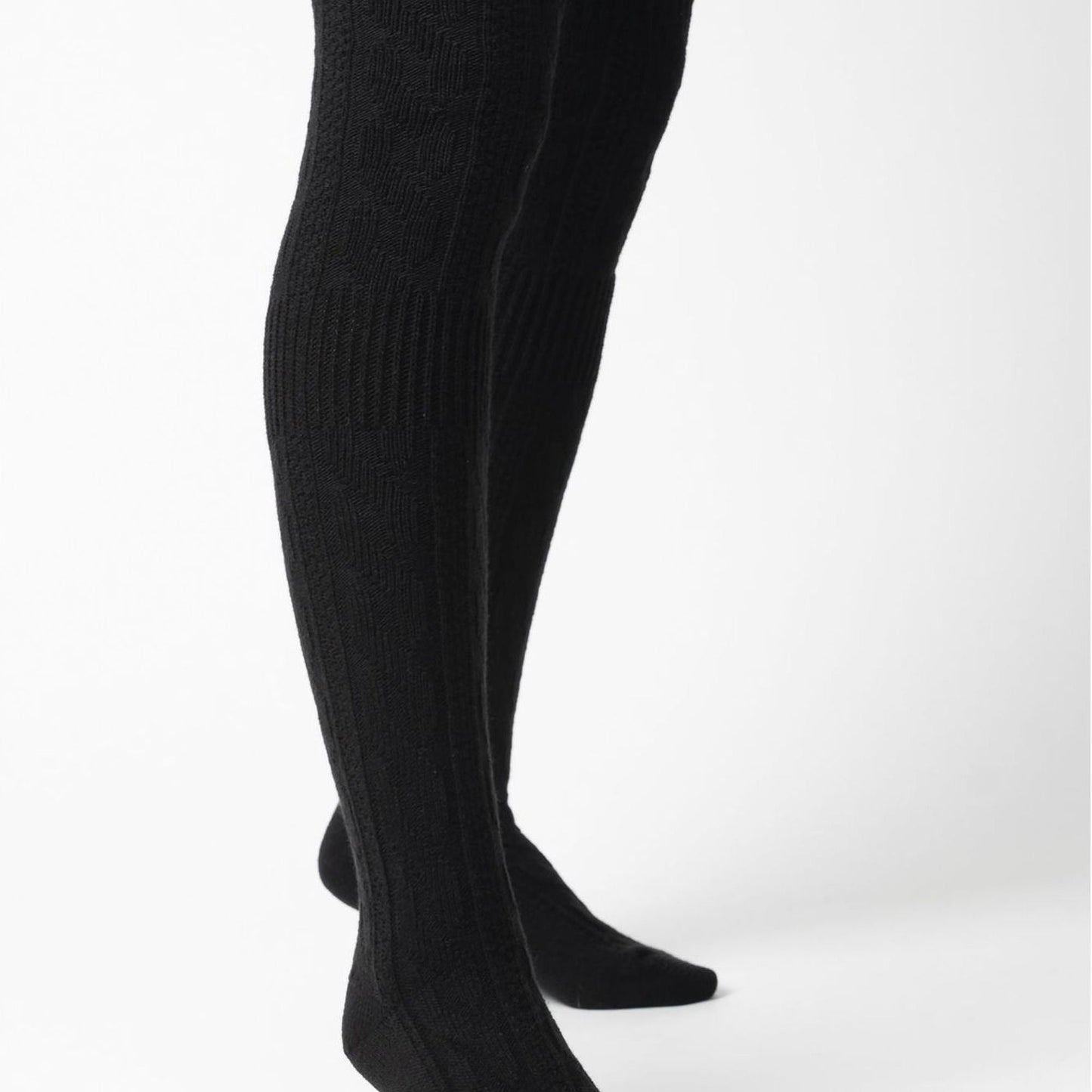 1 Pack Ladies Over The Knee Wool Socks (2 Sizes)
