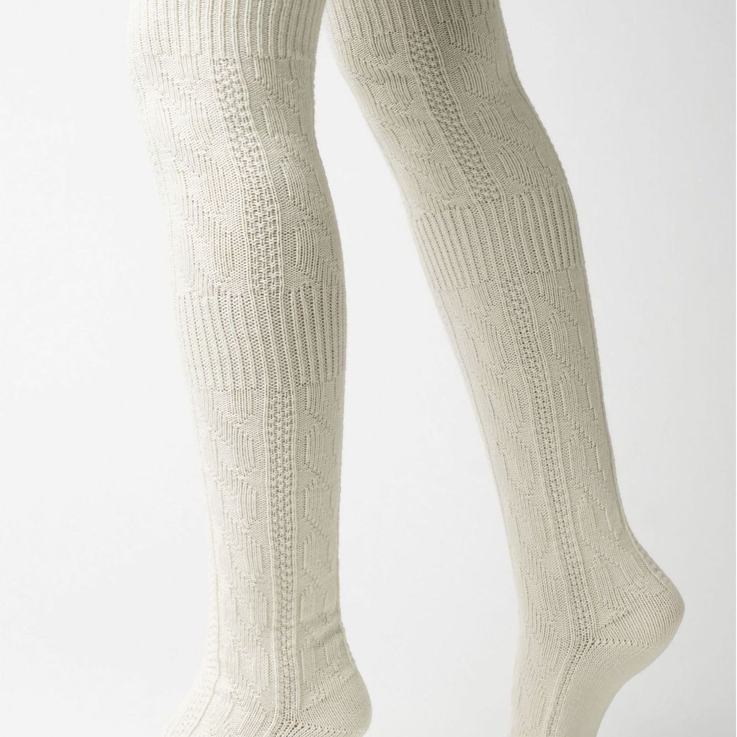 1 Pack Ladies Over The Knee Wool Socks (2 Sizes)