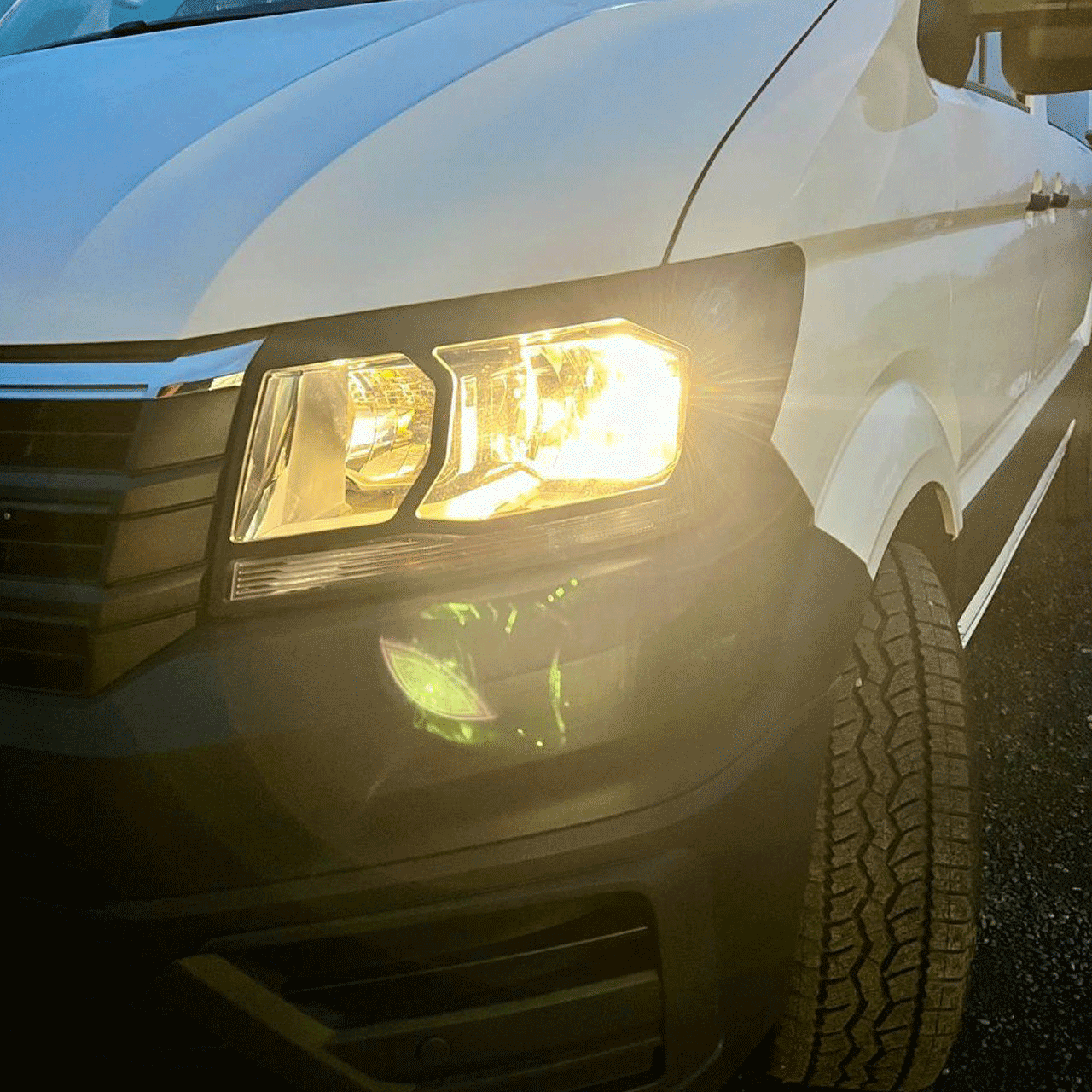 For MAN TGE Headlight Guards – Matte Black – Premium Protection | Van-X