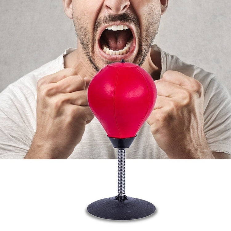 Desktop Punching Ball Stress Relief Buster Speed Fitness Vertical Boxing Ball with Suction Holder, HW-1102