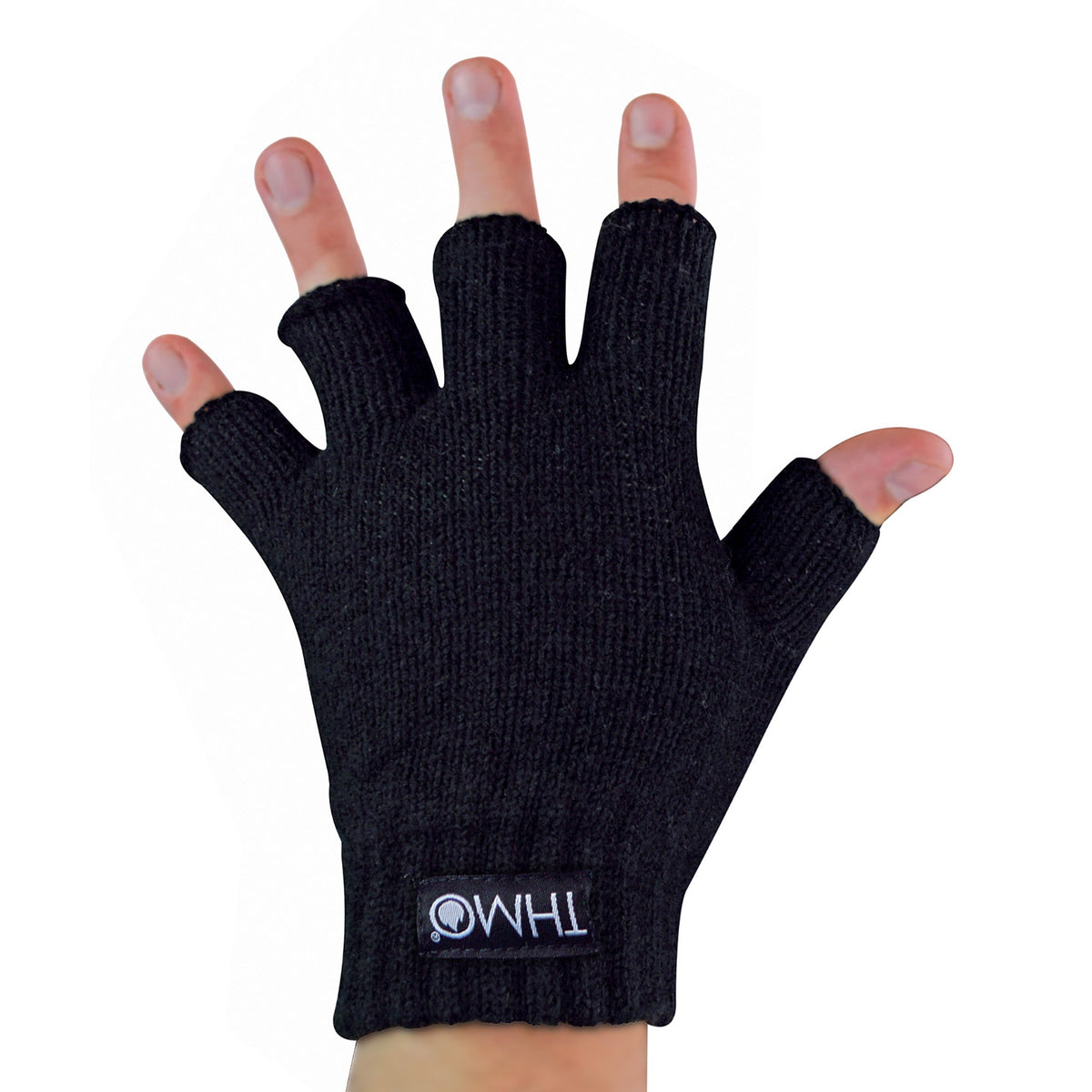 Kids 3M Thinsulate Fleece Lined Fingerless Gloves for Winter