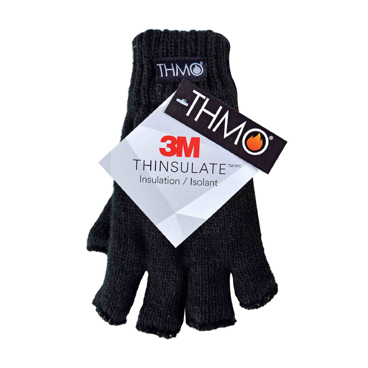 Kids 3M Thinsulate Fleece Lined Fingerless Gloves for Winter
