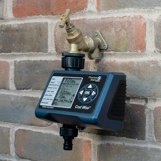 Cost Wise Single Outlet Water Timer Outdoor Watering Kit Drip Irrigation Fitting