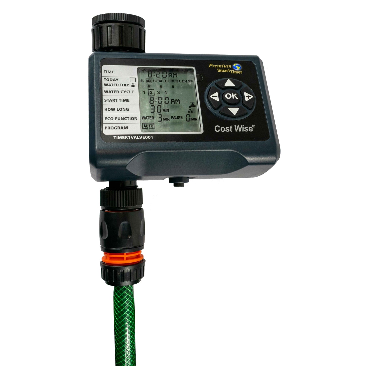 Cost Wise Single Outlet Water Timer Outdoor Watering Kit Drip Irrigation Fitting