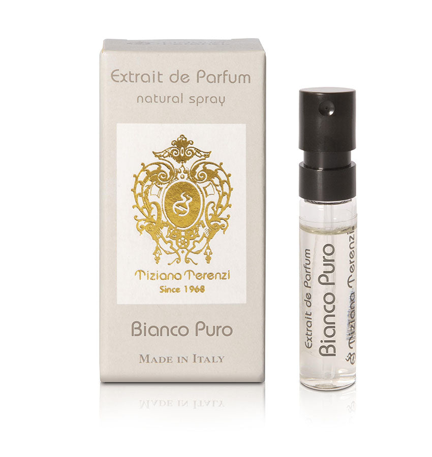 TIZIANA TERENZI Bianco Puro Extrait de parfum 0.05 OZ 1.5 ML official perfume sample perfume tester