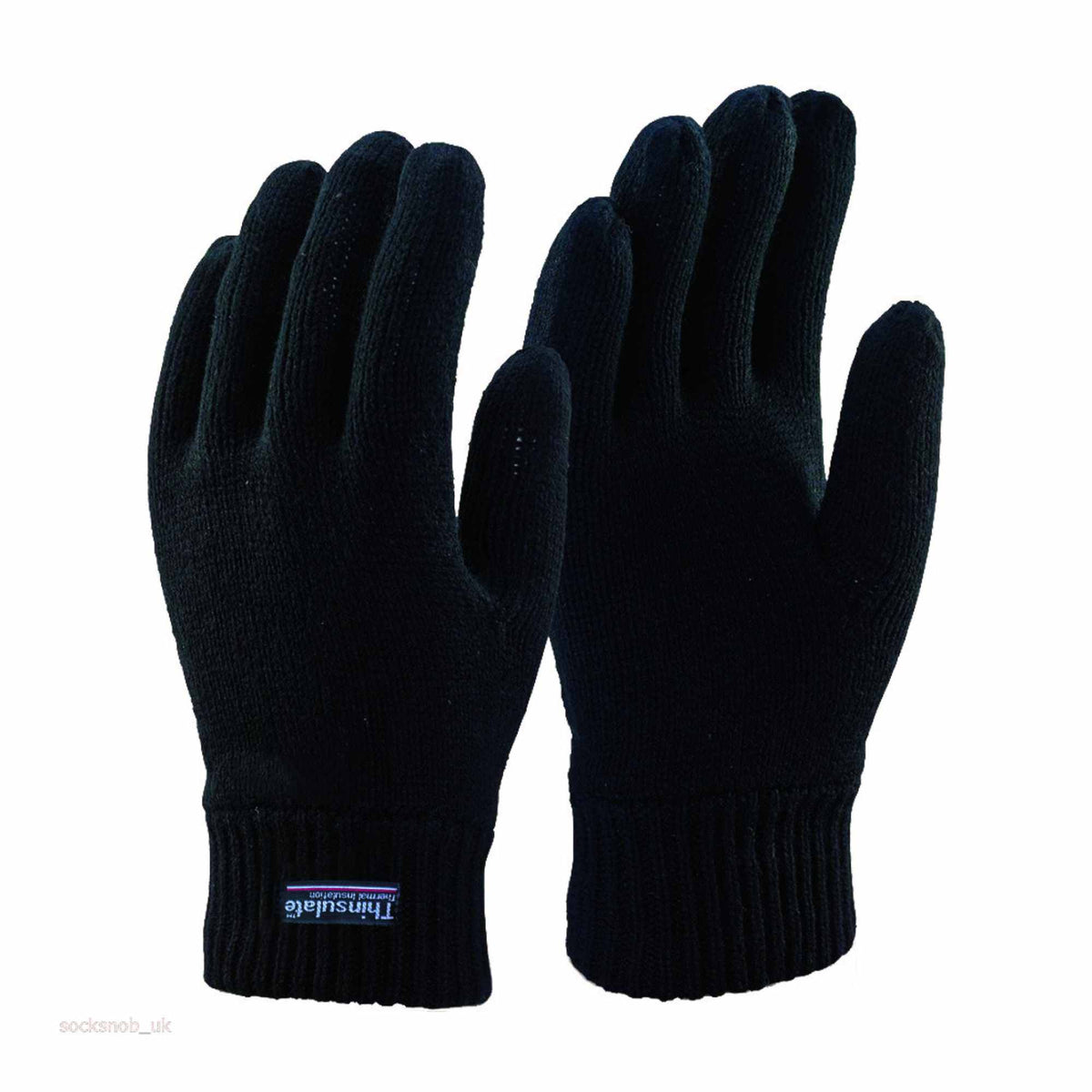 Thinsulate Men’s Black Thermal Winter Gloves