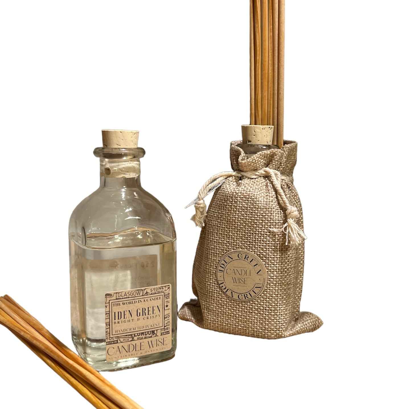 Iden Green Long Lasting Reed Diffuser