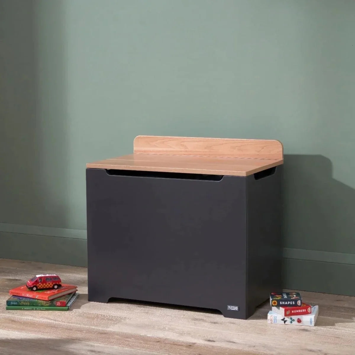 Tutti Bambini Rio Toy Box - Slate/Honey Oak