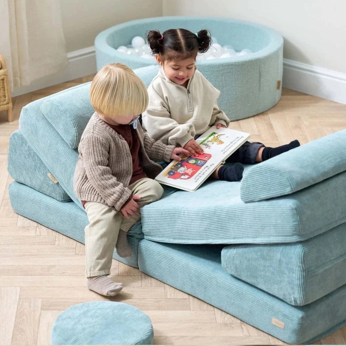 Tutti Bambini Playrama Montessori Kids Play  Sofa - Ocean Stone