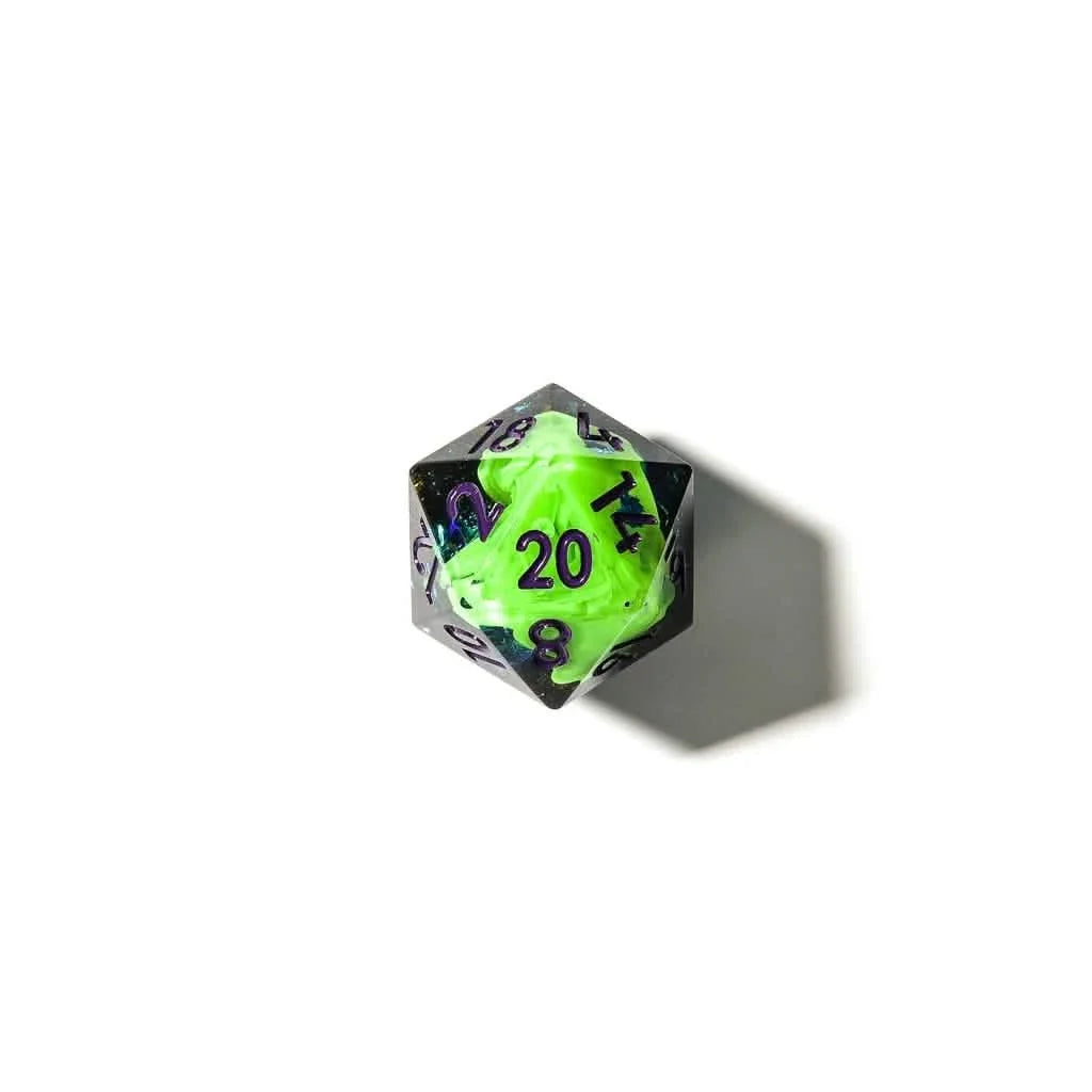 Toxic Elixer | Sharp Edge Dice | Resin | 7 Piece Set