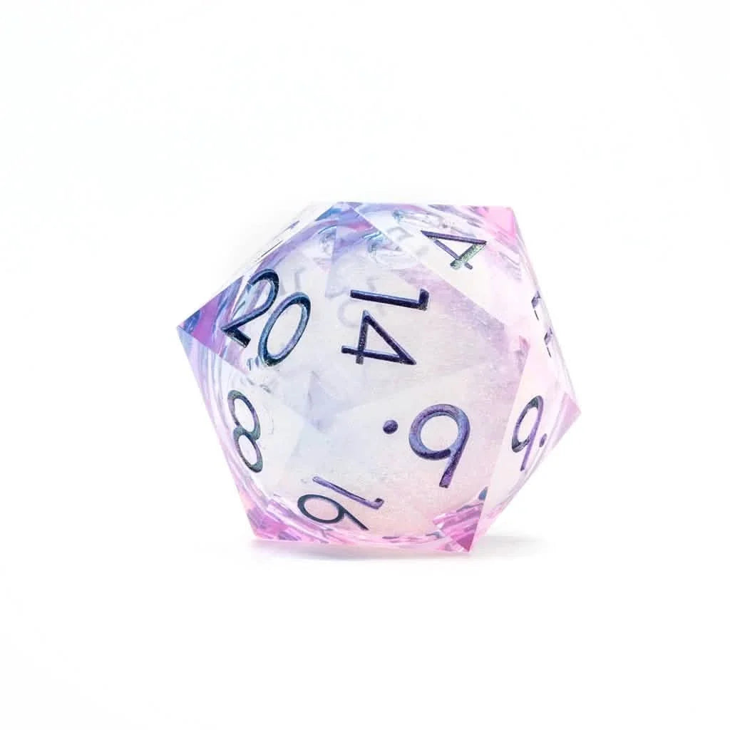 Seelie Fae | 50mm D20 | Oversized Liquid Core Dice | Single Dice