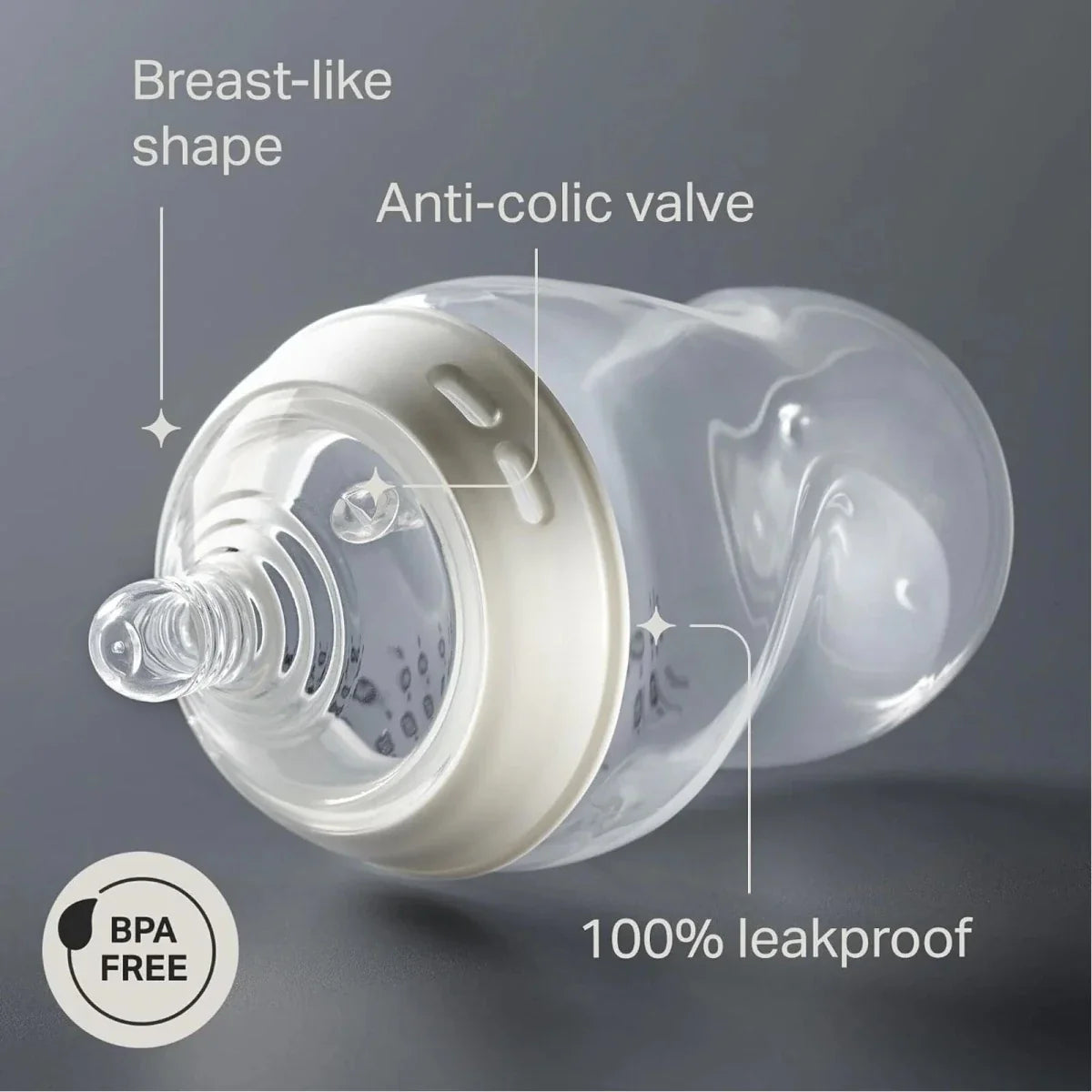 Tommee Tippee Closer to Nature Baby Bottles 260ml Pack of 2