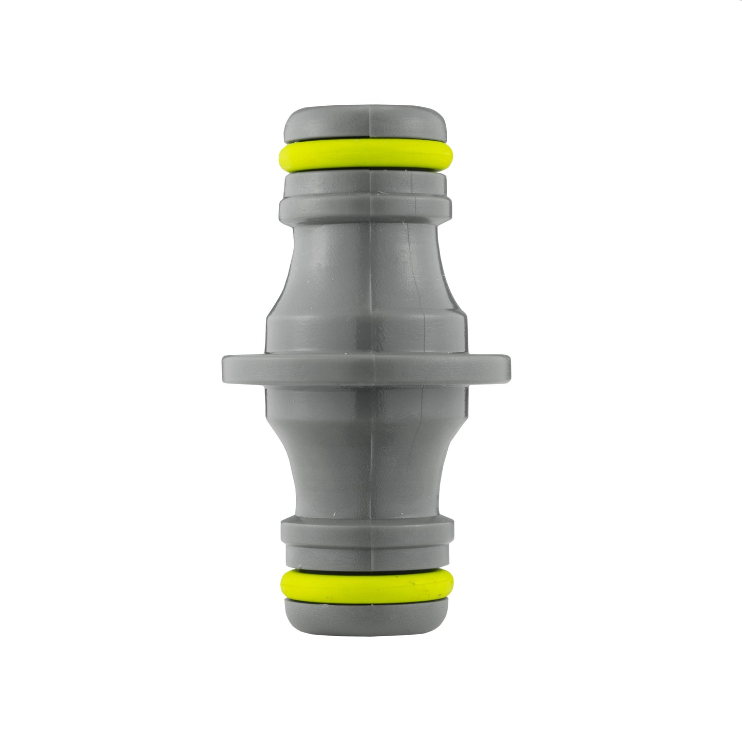 IBC 2 S60X6 Cap with 3/4 BSP Threaded Hose Connector and Double Male Lime