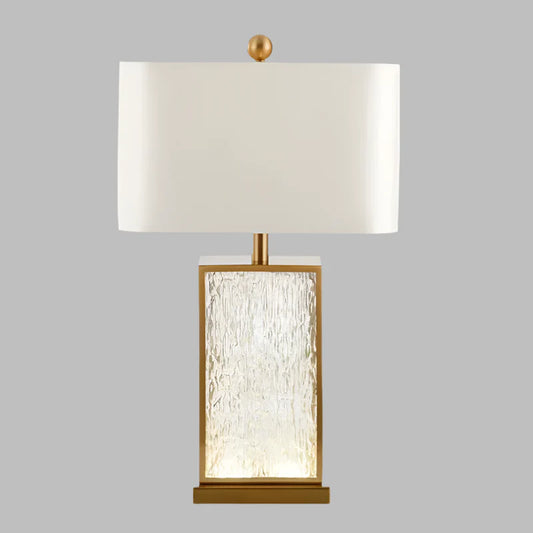 Modern Table Lamp Glass Body Marble Led Stand Desk Light