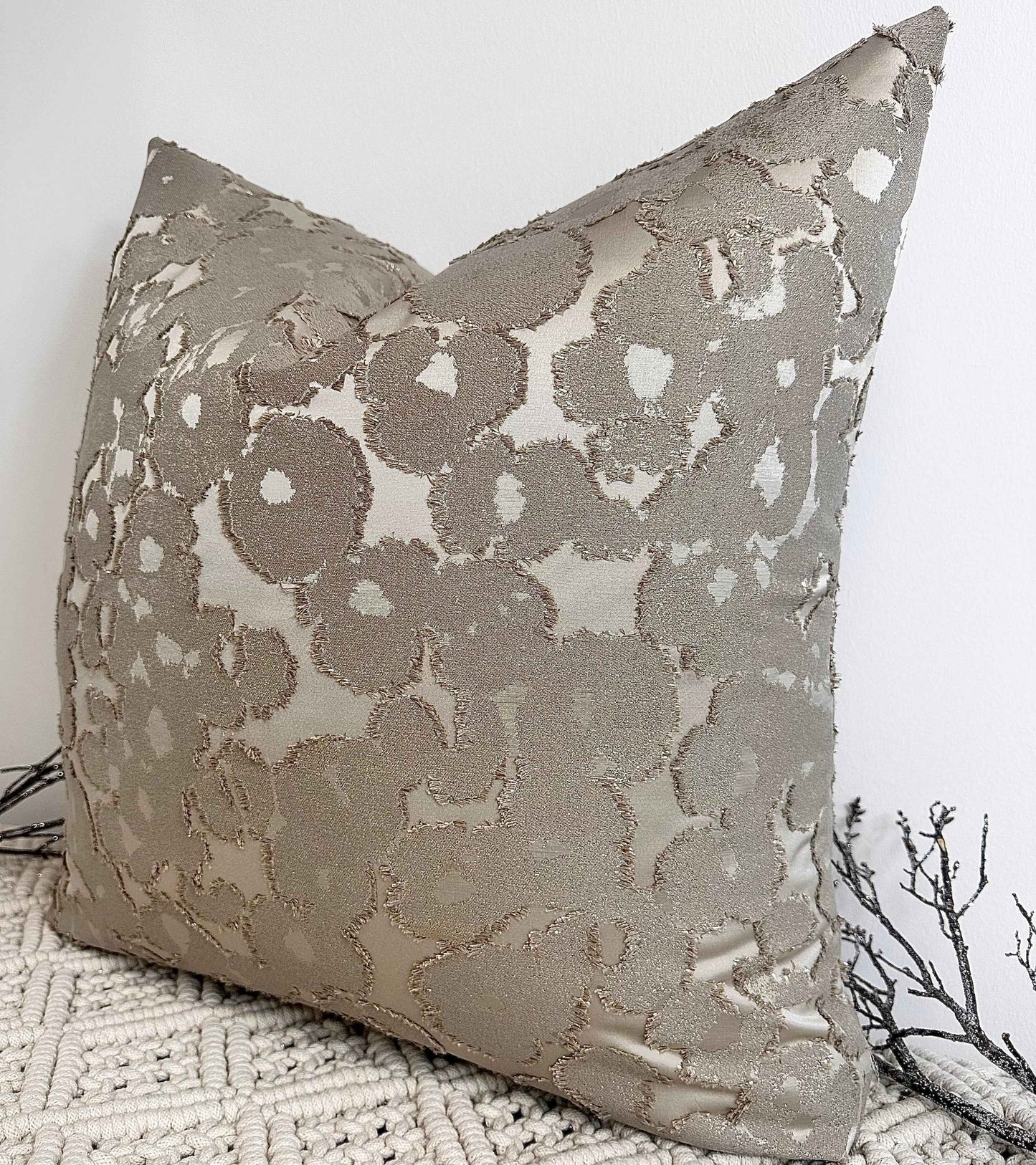 The Couture Cushion - The Taupe Lucye - Style No. 99