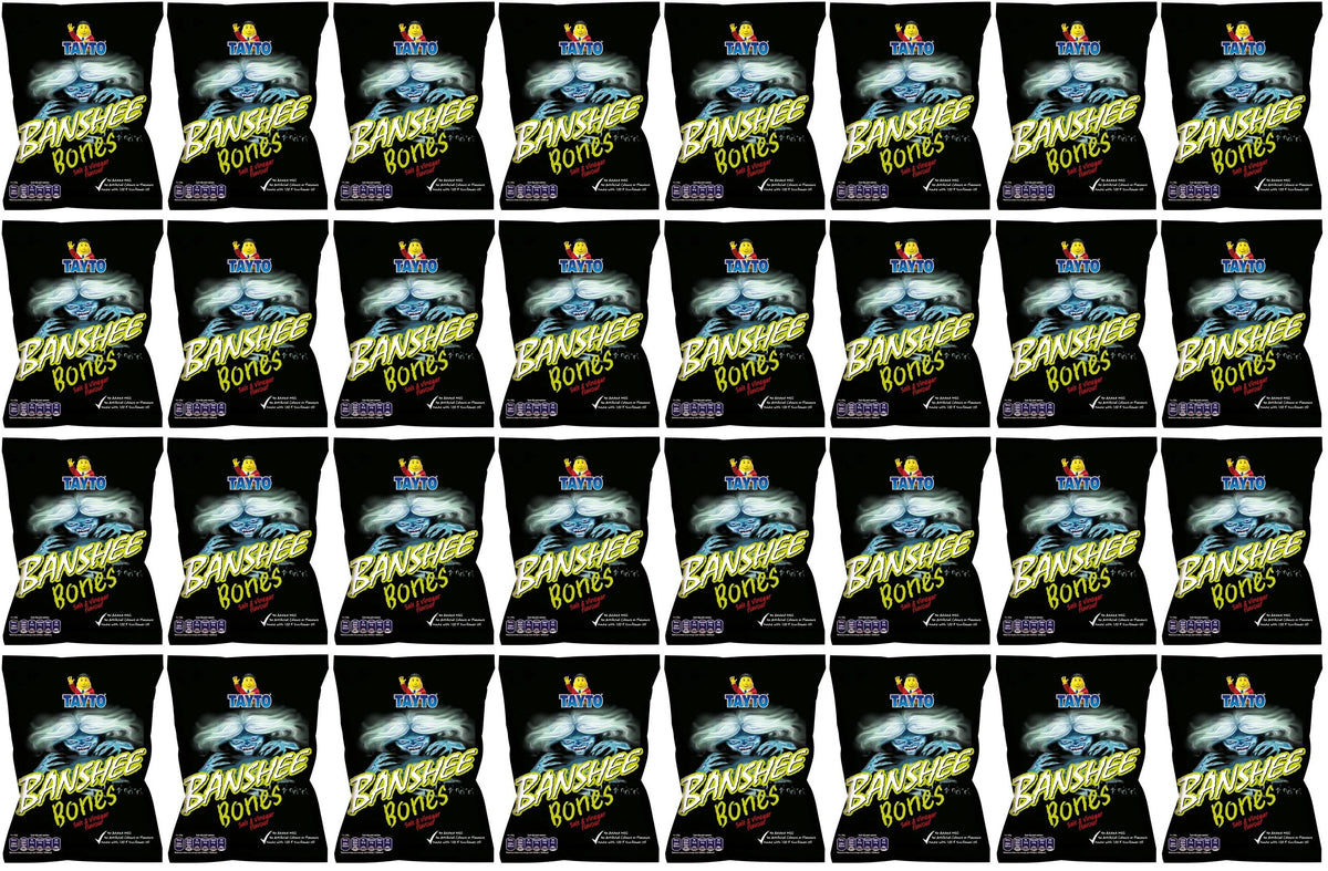 32 x Tayto Banshee Bones Salt & Vinegar Flavour 40G