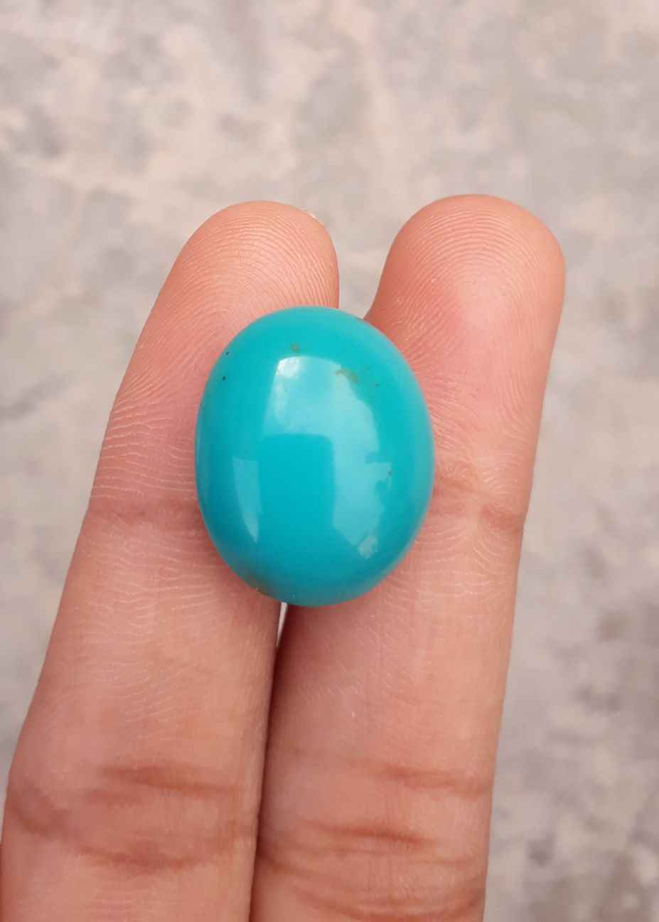 Natural Teal Green Turquoise  - Green Turquoise - 15ct- 19x15mm